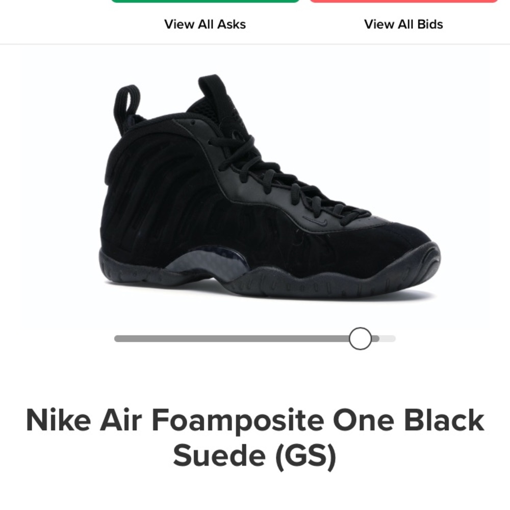 Nike Foamposite Black Suede